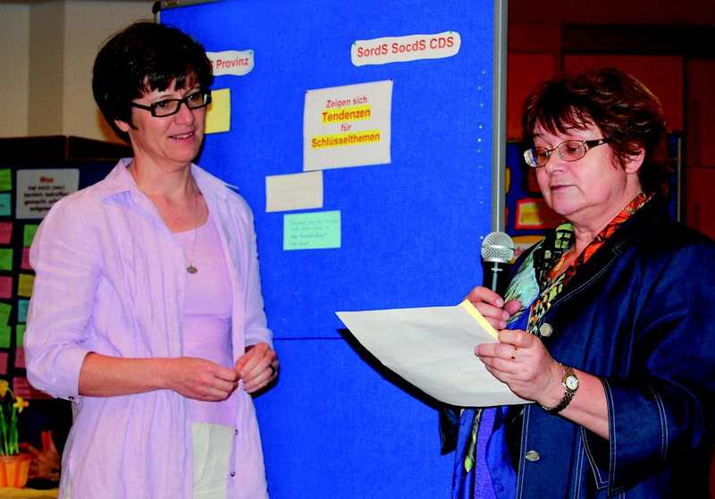 Sr. Brigitte Thalhammer (l) / Salvatorianerinnen