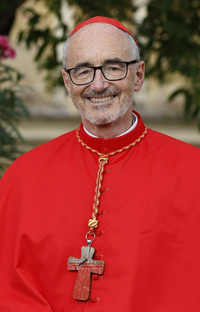 Cardinal Michael Czerny is pictured in Rome Oct. 2, 2109. (Photo by Paul Haring)